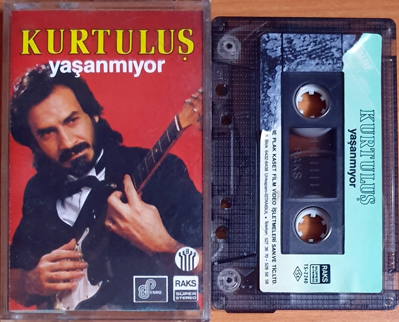 KURTULUŞ - YAŞANMIYOR (1988) - KASET EMRE 2.EL