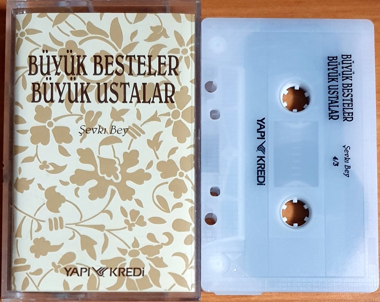 BÜYÜK BESTELER BÜYÜK USTALAR / ŞEVKİ BEY 4/3 - KASET YAPI KREDİ 2.EL