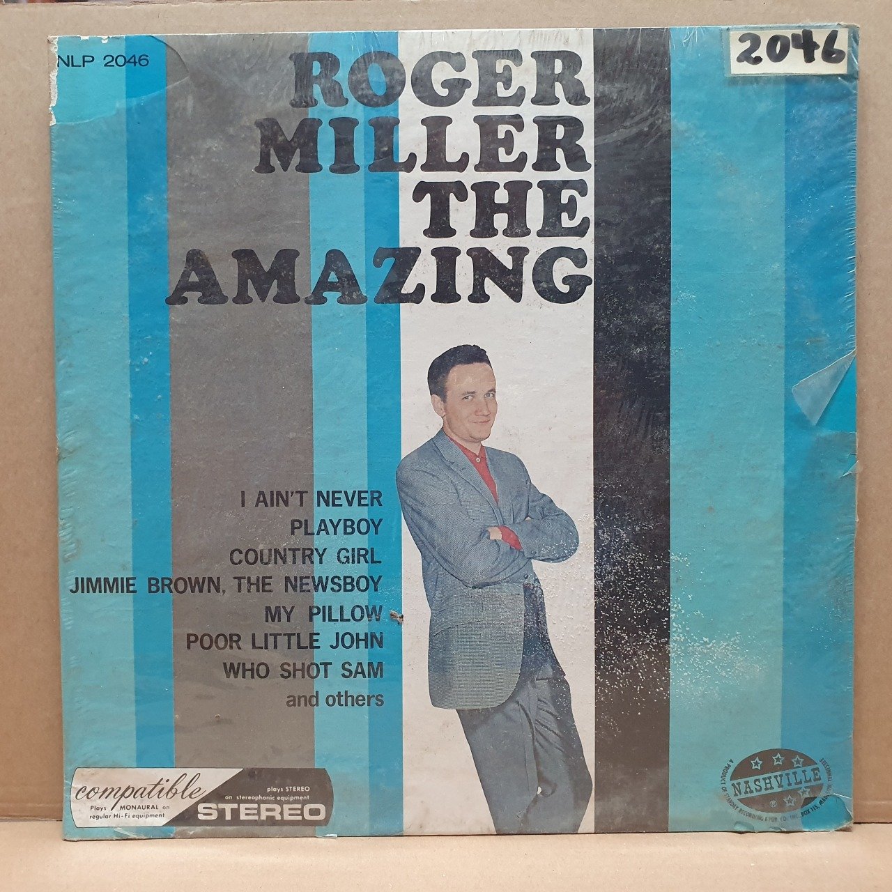 ROGER MILLER - THE AMAZING (1967) - LP DÖNEM BASKISI SIFIR PLAK