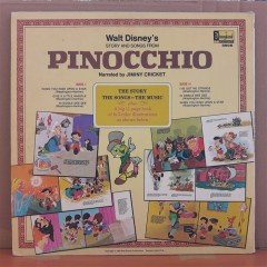 PINOCCHOI (1969) - WALT DISNEY - LP PLAK 2.EL