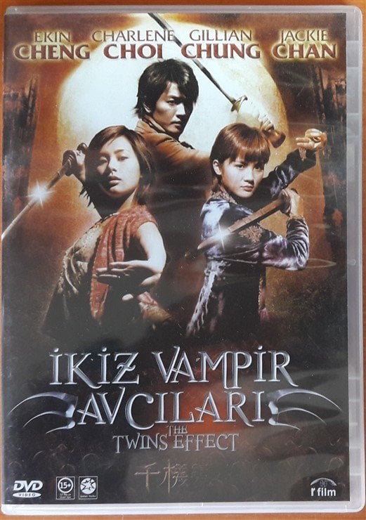 2nd effect　DVD İKİZ VAMPİR AVCILARI - THE TWINS EFFECT - JACKIE CHAN - DVD 2.EL