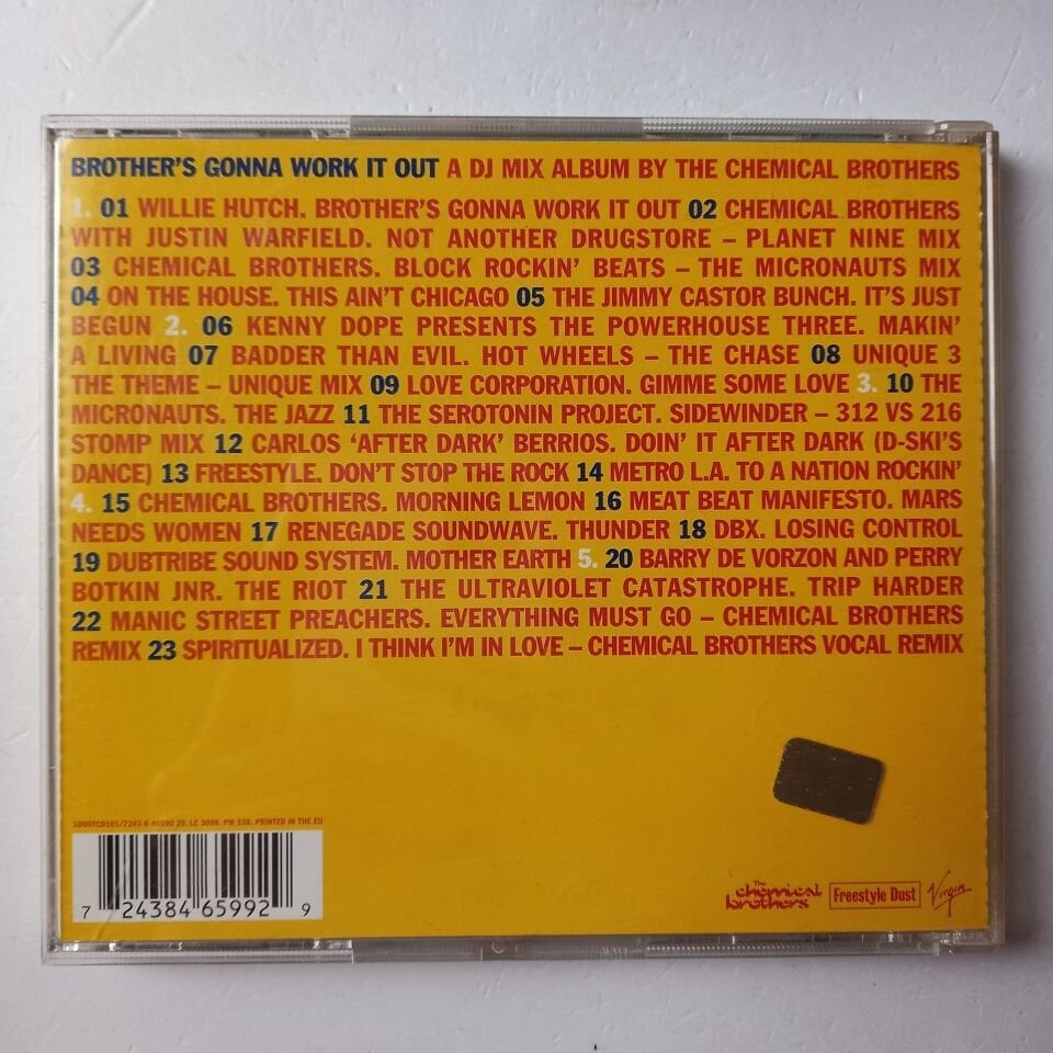THE CHEMICAL BROTHERS – BROTHERS GONNA WORK IT OUT (1998) - CD 2.EL