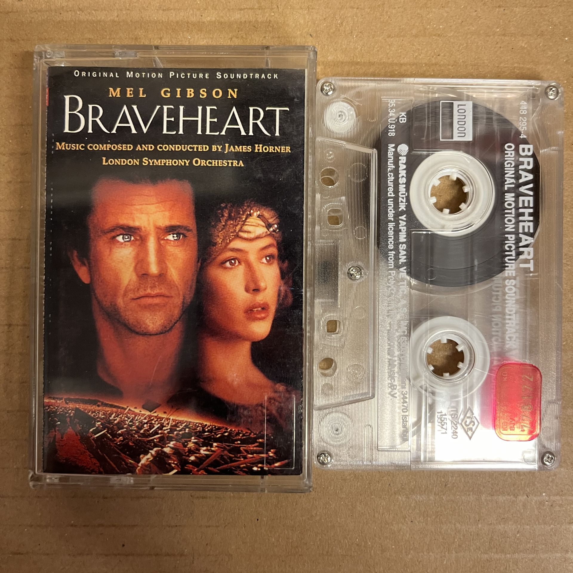 BRAVEHEART - SOUNDTRACK / LONDON SYMPHONY ORCHESTRA (1995) - KASET 2.EL