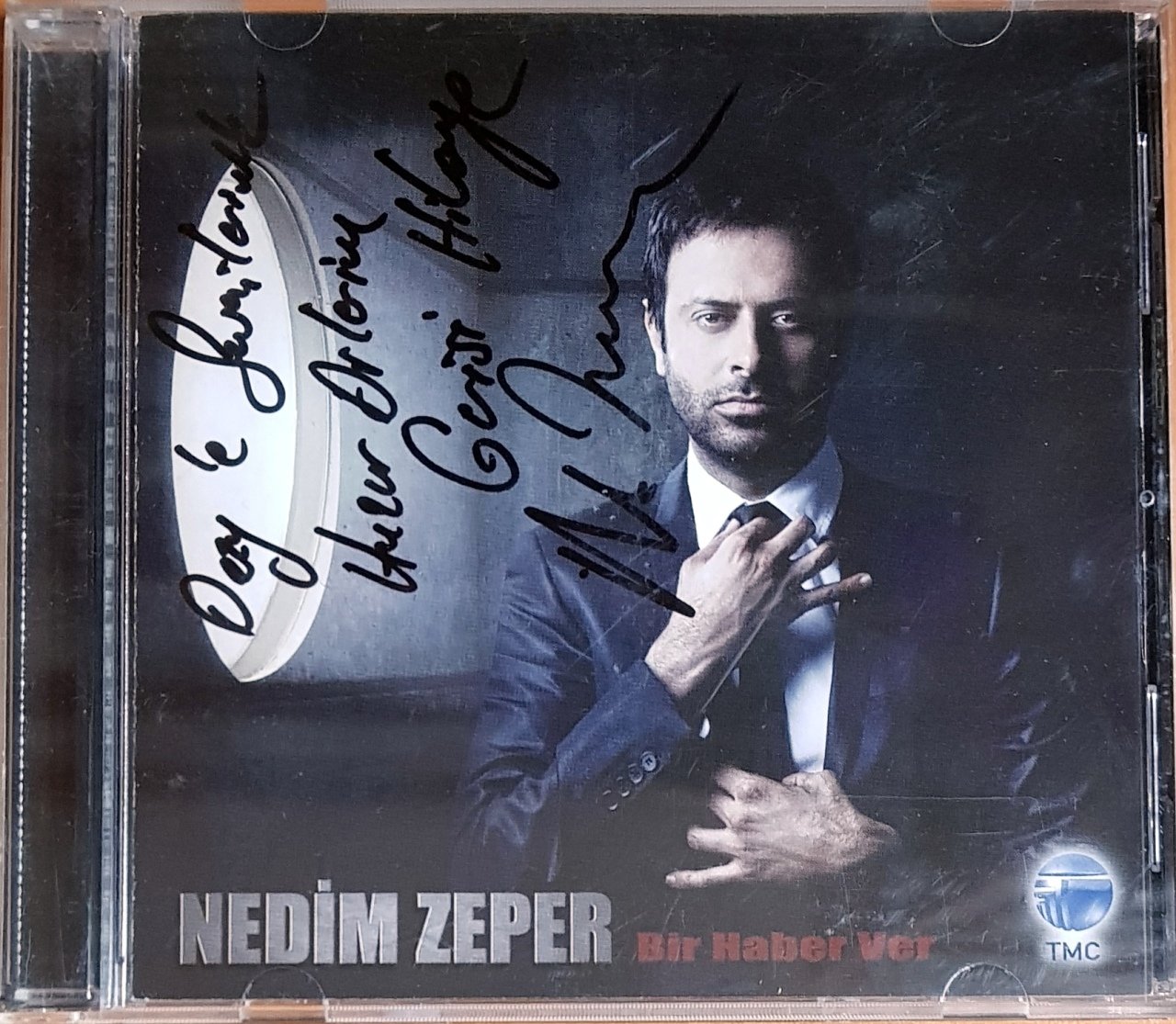 NEDİM ZEPER - BİR HABER VER (2012) TMC İMZALI CD 2.EL