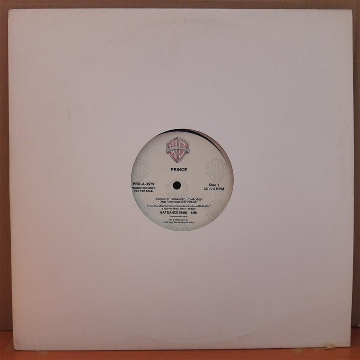 PRINCE - BATDANCE (1989) - 12'' MAXI SINGLE PROMO PLAK 2.EL
