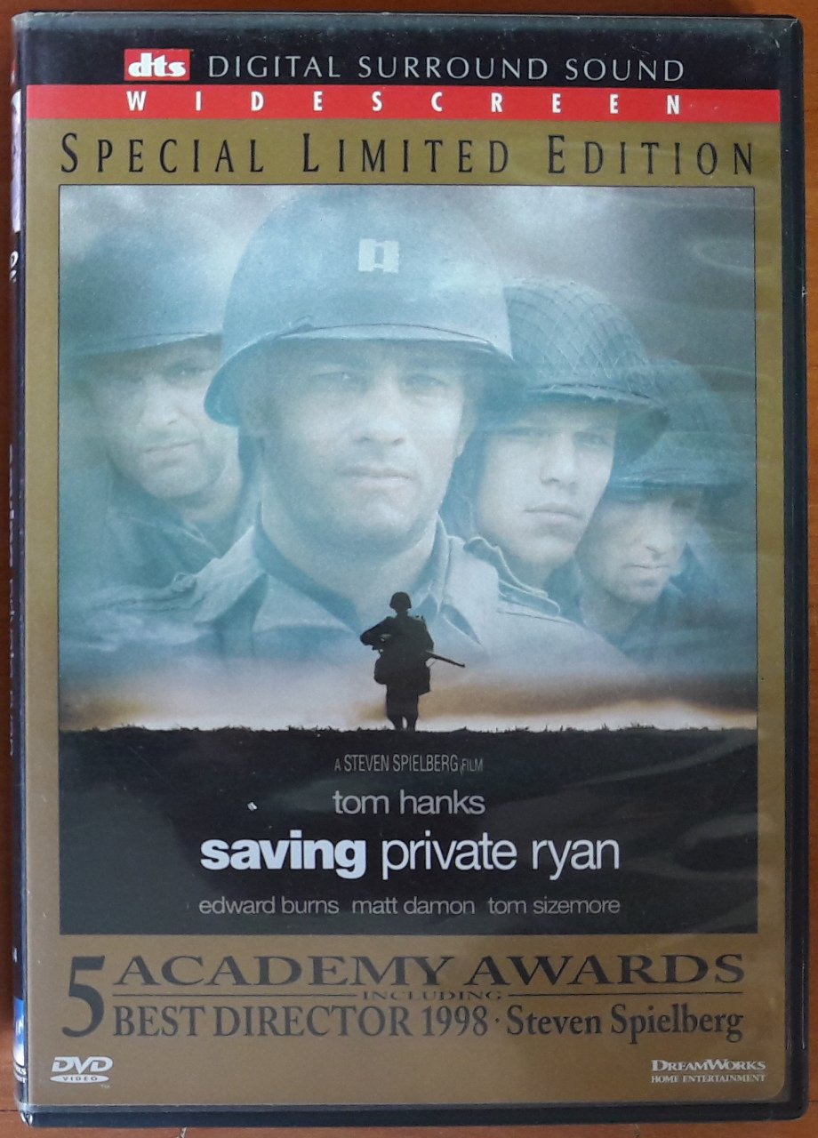 SAVING PRIVATE RYAN - TOM HANKS - MATT DAMON - STEVEN SPIELBERG - DVD 2.EL 1. BÖLGE TR ALTYAZI YOKTUR