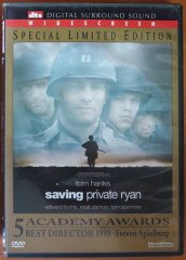 SAVING PRIVATE RYAN - TOM HANKS - MATT DAMON - STEVEN SPIELBERG - DVD 2.EL 1. BÖLGE TR ALTYAZI YOKTUR