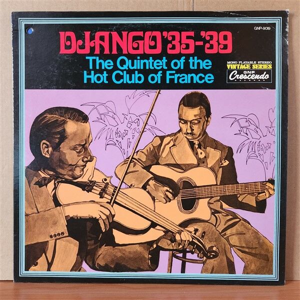 DJANGO REINHARDT – DJANGO ´35-´39 - THE QUINTET OF THE HOT CLUB OF FRANCE (1973) - LP 2.EL PLAK