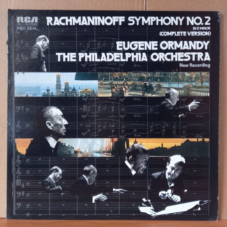 RACHMANINOFF SYMPHONY NO. 2 IN E MINOR [COMPLETE VERSION] / EUGENE ORMANDY, THE PHILADELPHIA ORCHESTRA (1975) - LP 2.EL PLAK