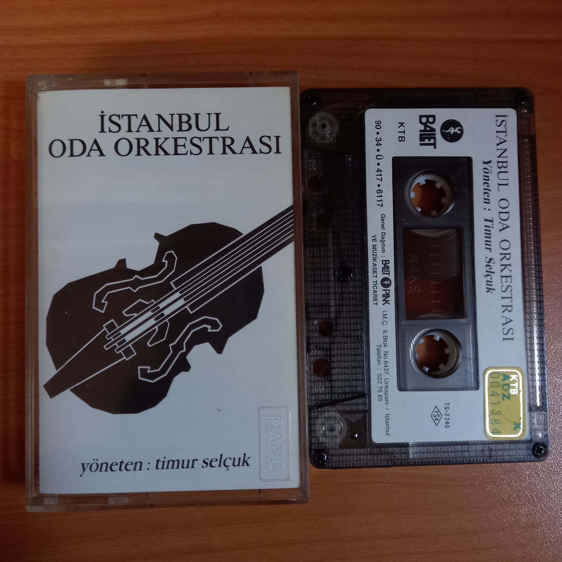 İSTANBUL ODA ORKESTRASI / TİMUR SELÇUK (1990) - KASET 2.EL