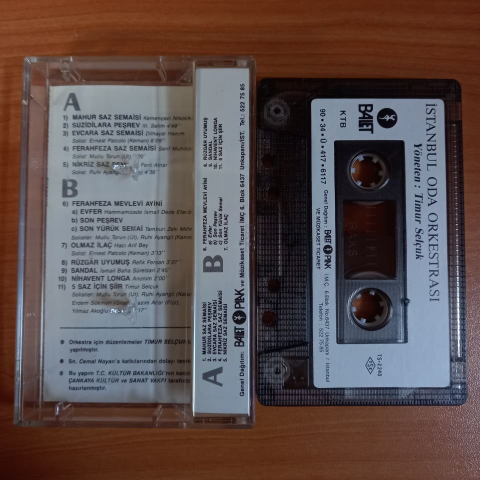 İSTANBUL ODA ORKESTRASI / TİMUR SELÇUK (1990) - KASET 2.EL