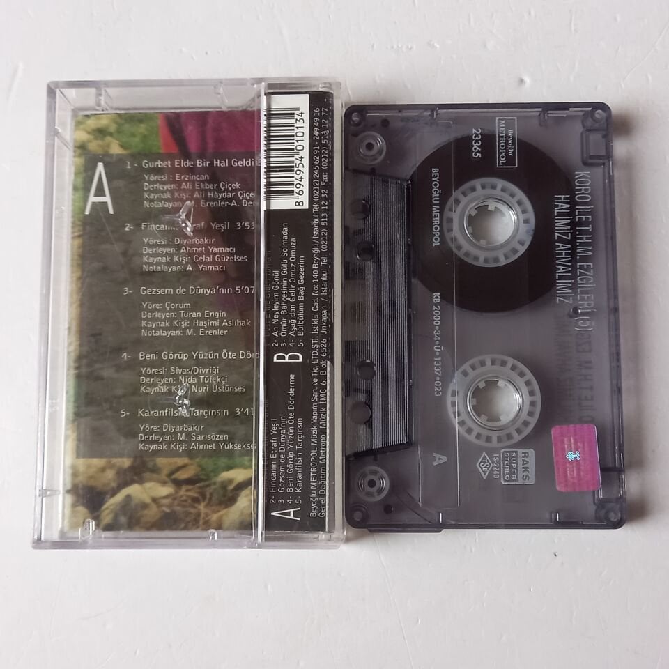 KORO İLE THM EZGİLERİ - HALİMİZ AHVALİMİZ 5 (2000) - KASET 2.EL