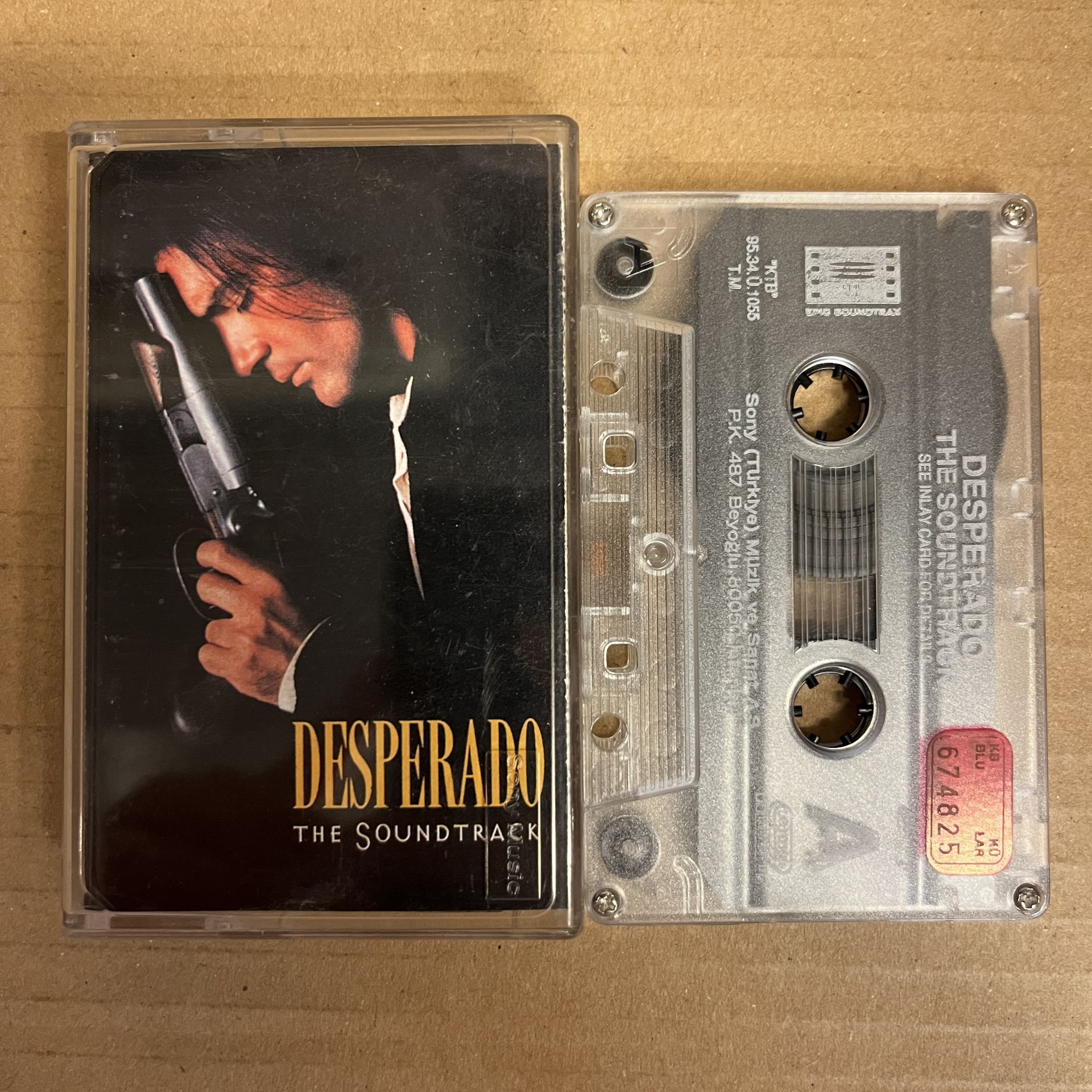 DESPERADO - SOUNDTRACK - ANTONIO BANDERAS, DIRE STRAITS, SALMA HAYEK, TITO & TARANTULA, LOS LOBOS,... (1995) - KASET 2.EL