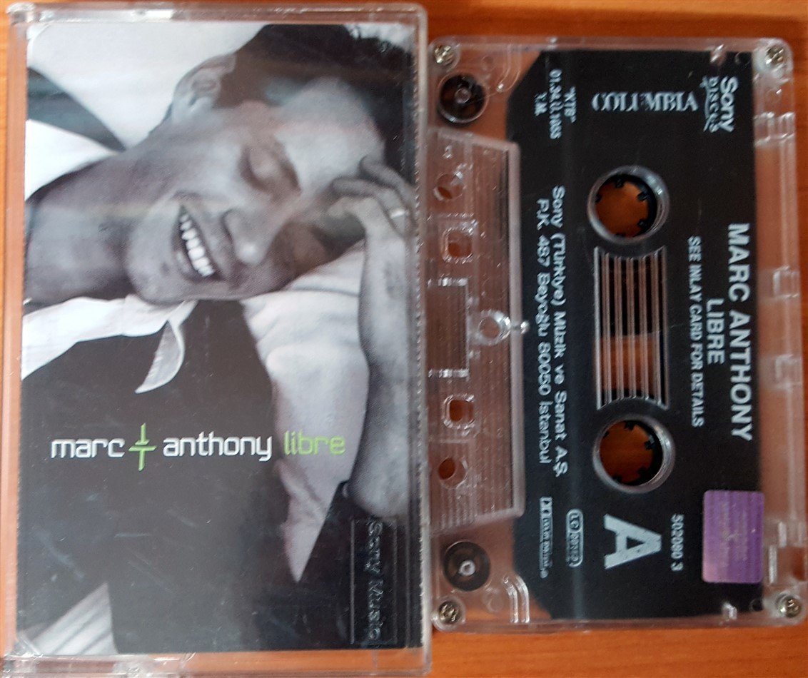 MARC ANTHONY - LIBRE (2001) SONY CASSETTE MADE IN TURKEY ''USED''