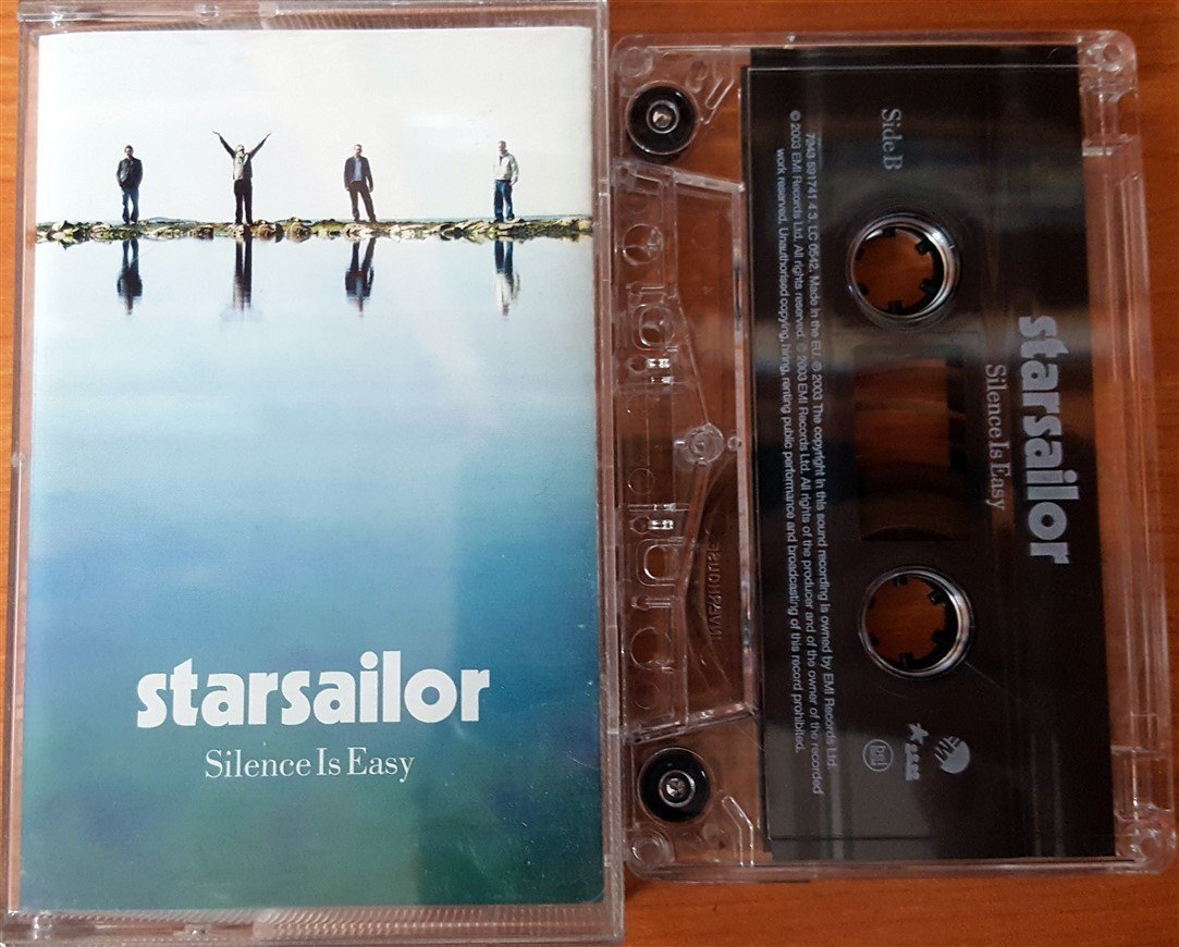 STARSAILOR - SILENCE IS EASY CASSETTE MADE IN EU ''USED''