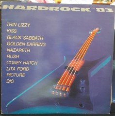 HARDROCK '83 THIN LIZZY, KISS, BLACK SABBATH, RUSH, NAZARETH,DIO... (1983) - PLAK 2.EL YERLİ BASKI