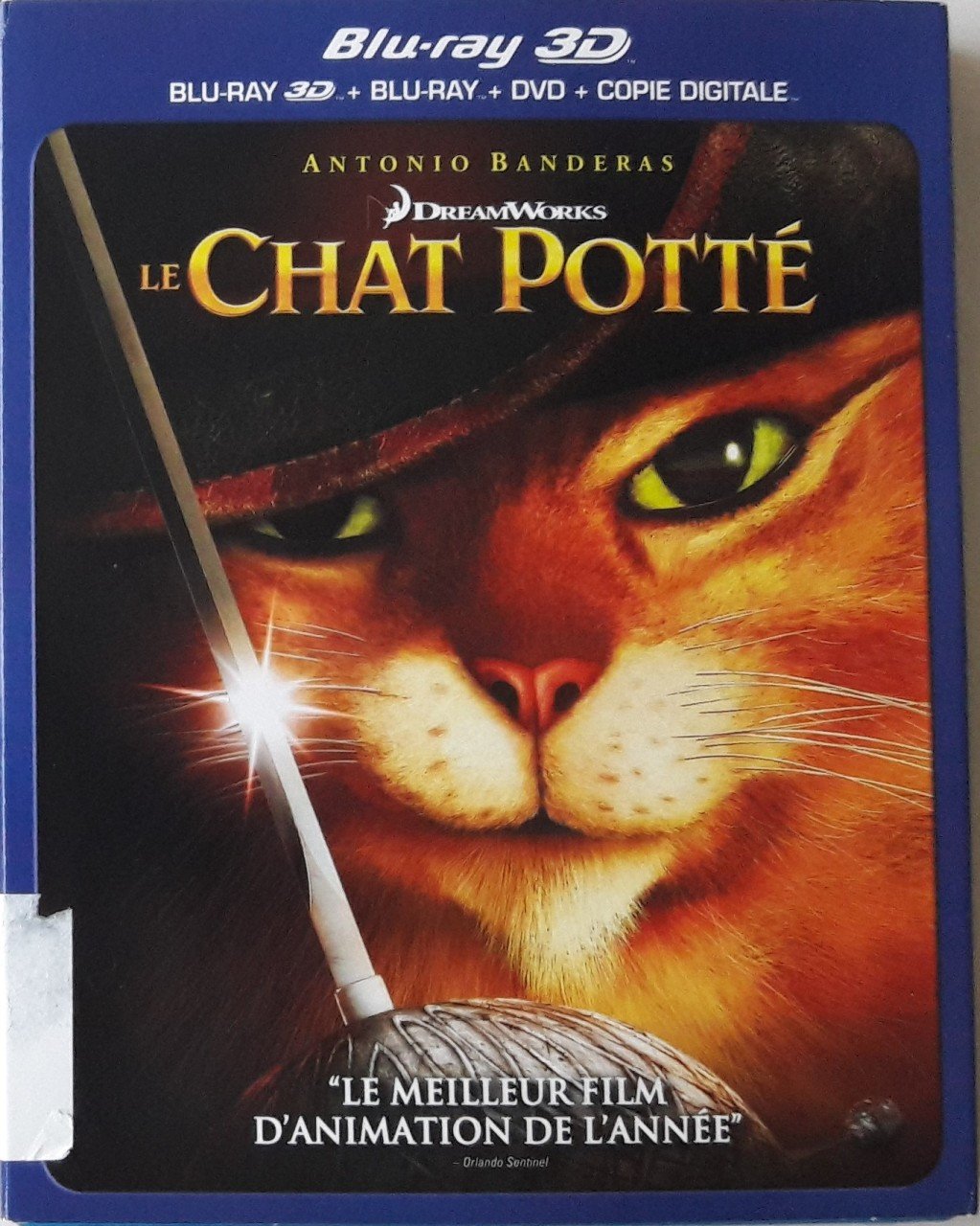 LE CHAT POTTÉ - 3D BLU-RAY+DVD 2.EL