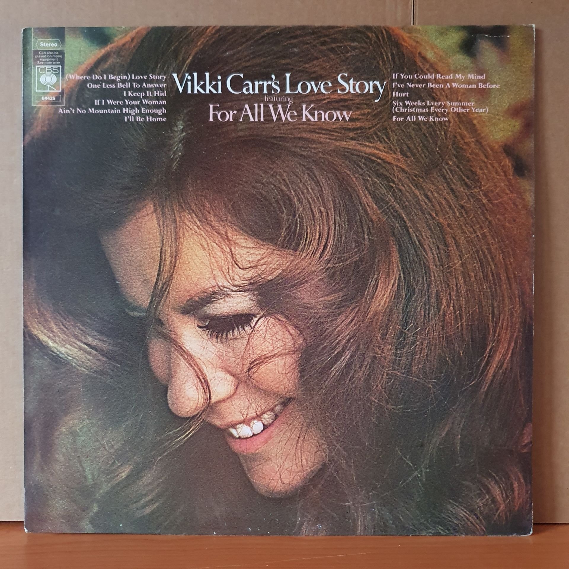 VIKKI CARR - VIKKI CARR'S LOVE STORY (1971) - LP 2.EL PLAK