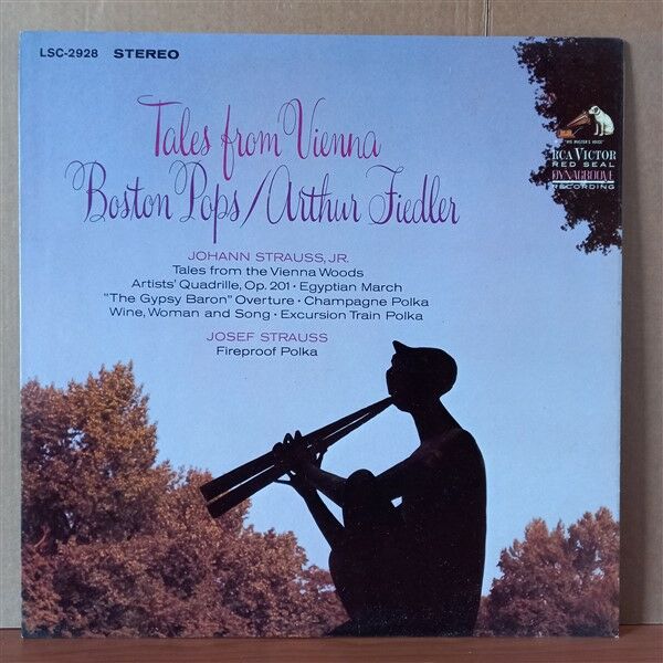 TALES FROM VIENNA / THE BOSTON POPS ORCHESTRA, ARTHUR FIEDLER (1967) - LP 2.EL PLAK