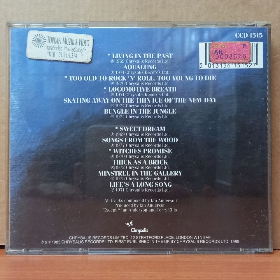 JETHRO TULL - ORIGINAL MASTERS (1985) - CD 2.EL