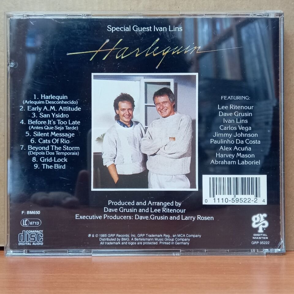 DAVE GRUSIN / LEE RITENOUR – HARLEQUIN - CD 2.EL