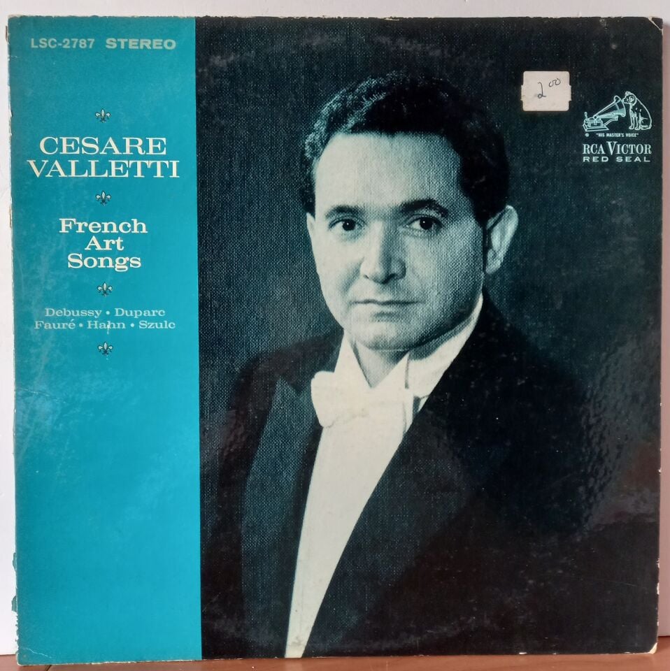 CESARE VALLETTI, LEO TAUBMAN – FRENCH ART SONGS (1965) - LP 2.EL PLAK