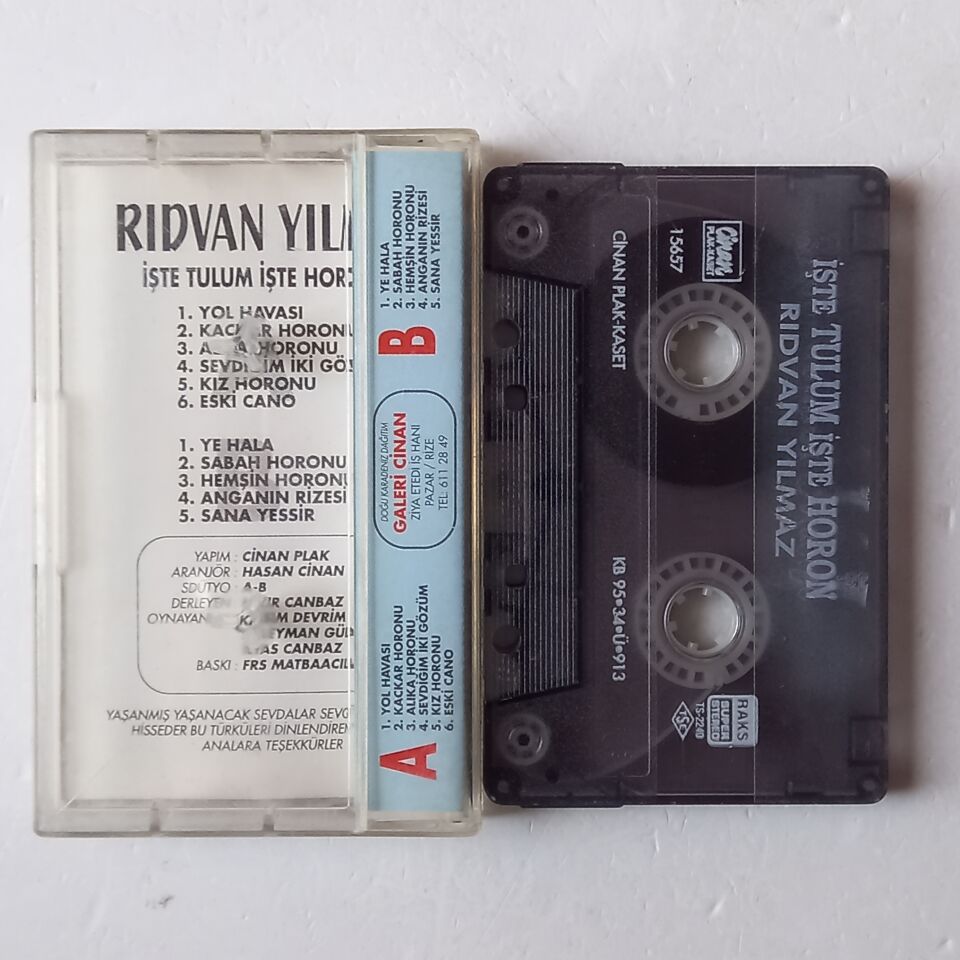 RIDVAN YILMAZ - İŞTE TULUM İŞTE HORON (1995) - KASET 2.EL