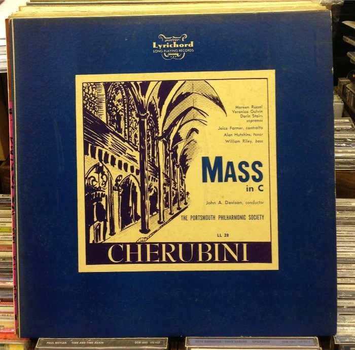 CHERUBINI - MASS IN C PORTSMOUTH PHILHARMONIC LP