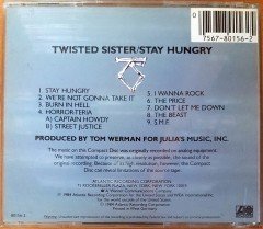 TWISTED SISTERS - STAY HUNGRY (1984) MADE IN WEST GERMANY TARGET CD 2.EL