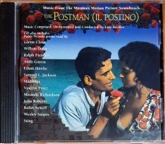 THE POSTMAN (IL POSTINO) SOUNDTRACK / MUSIC BY LUIS BACALOW / POEMS READ BY STING, JULIA ROBERTS, MADONNA, WILLEM DAFOE, GLENN CLOSE, ANDY GARCIA (1995) MIRAMAX RECORDS / HOLLYWOOD RECORDS CD 2.EL