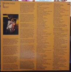 JOAN BAEZ - DIAMONDS & RUST (1975) - PLAK 2.EL