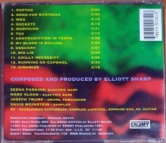 ELLIOT SHARP / CARBON - TOCSIN (1991) - CD ENEMY RECORDS 2.EL