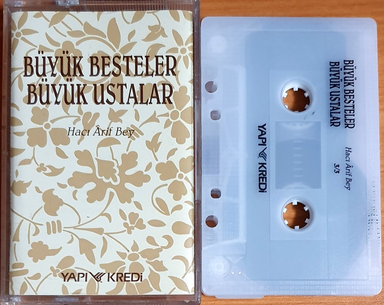 BÜYÜK BESTELER BÜYÜK USTALAR / HACI ARİF BEY 3/3 - KASET YAPI KREDİ 2.EL