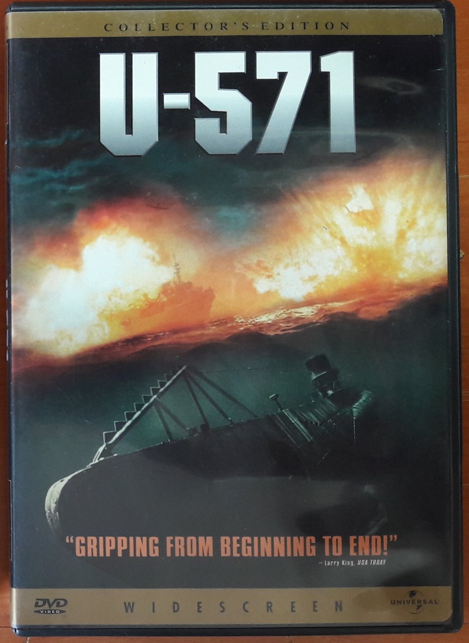 U-571 - MATTEW McCONAUGHEY - HARVEY KEITEL - JON BON JOVI - BILL PAXTON - DVD 2.EL 1. BÖLGE TR ALTYAZI YOKTUR