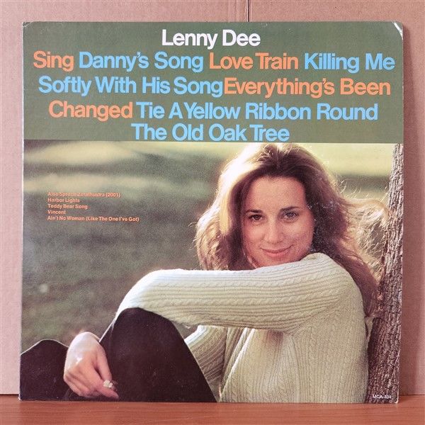 LENNY DEE – SING/DANNY'S SONG/LOVE TRAIN/KILLING ME SOFTLY WITH HIS SONG/EVERYTHING'S BEEN CHANGED/TIE A YELLOW RIBBON AROUND THE OLD OAK TREE (1973) - LP 2.EL PLAK