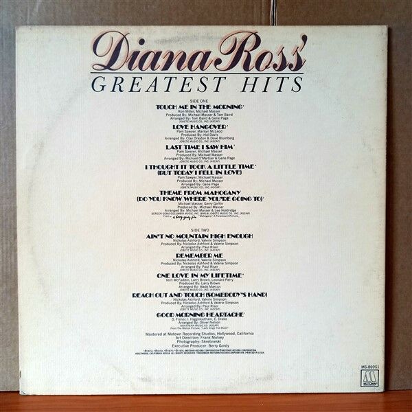 DIANA ROSS – DIANA ROSS' GREATEST HITS (1976) - LP 2.EL PLAK