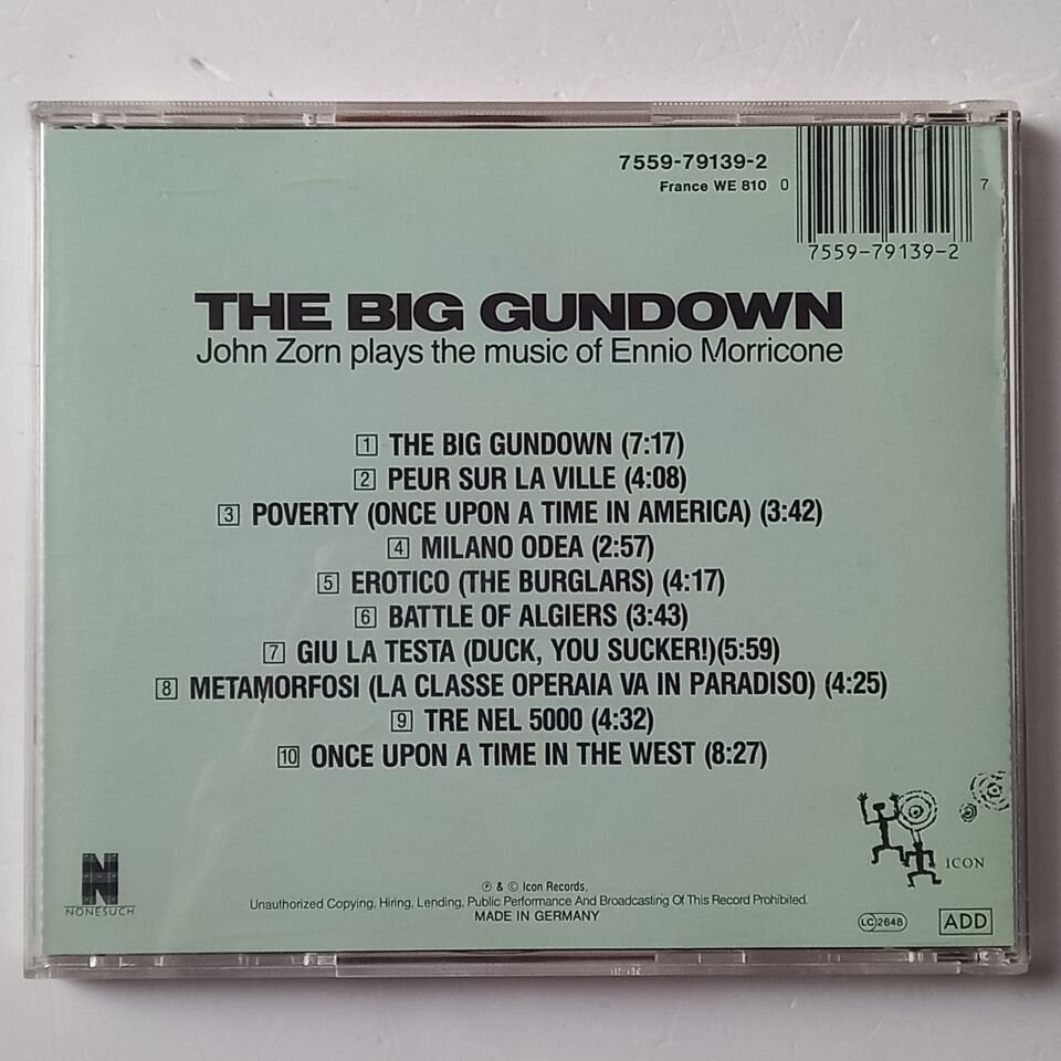 JOHN ZORN PLAYS THE MUSIC OF ENNIO MORRICONE – THE BIG GUNDOWN (1986) - CD 2.EL