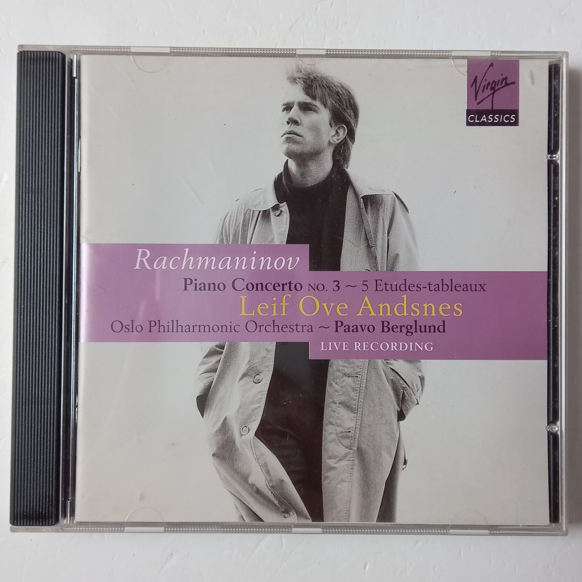RACHMANINOV: PIANO CONCERTO NO. 3 - LEIF OVE ANDSNES, OSLO PHILHARMONIC ORCHESTRA, PAAVO BERGLUND (1995) - CD 2.EL