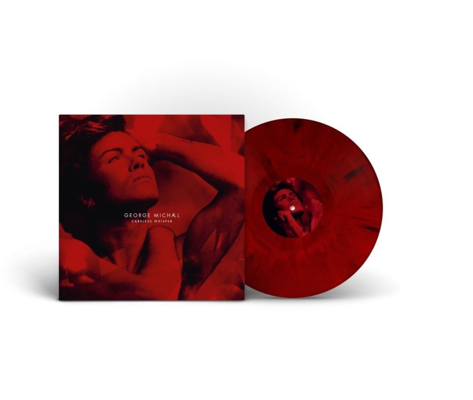 GEORGE MICHAEL - CARELESS WHISPERS (1984) - 45RPM 12'' MAXI SINGLE 2024 RUBY MARBLED RED COLOURED EDITION SIFIR PLAK