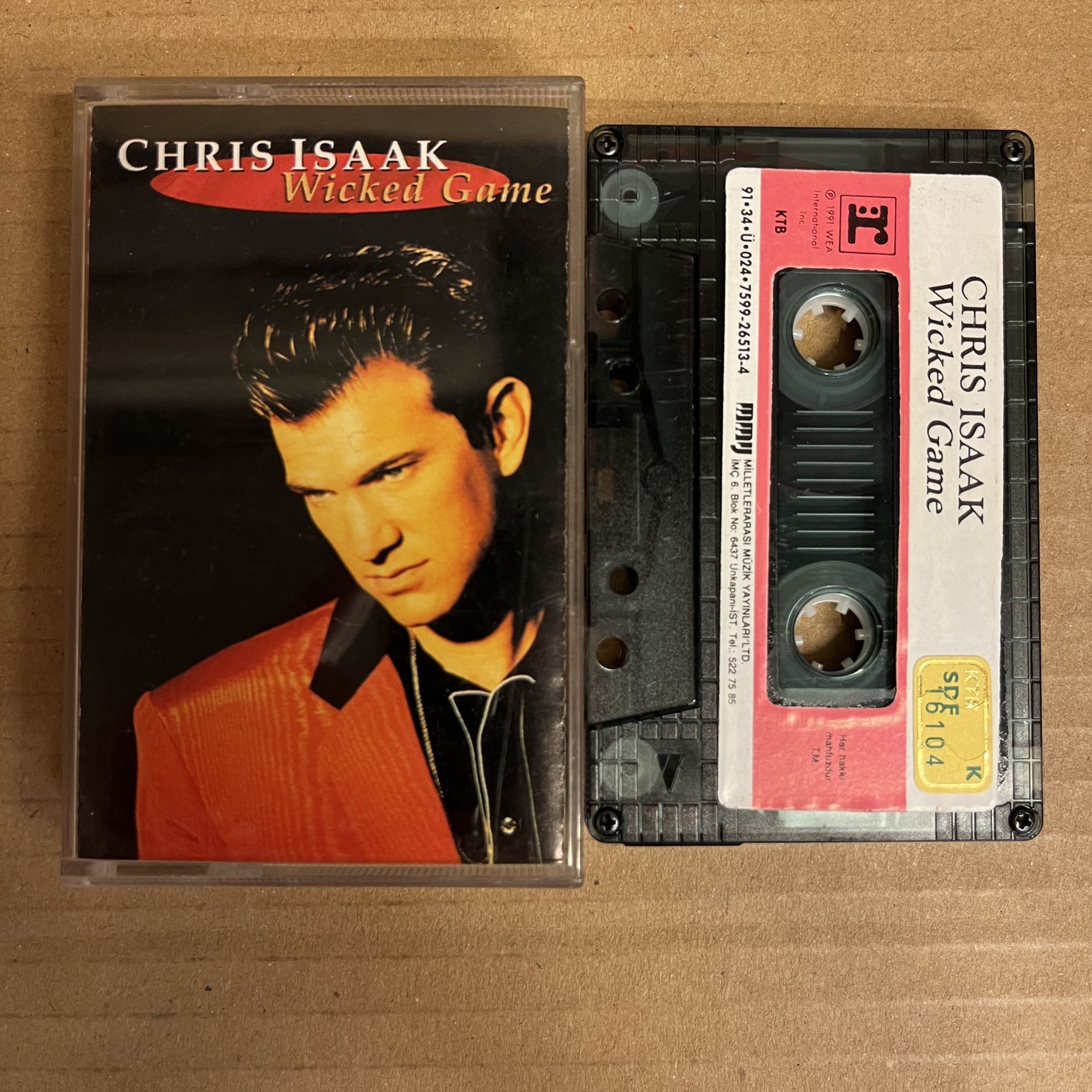 CHRIS ISAAK - WICKED GAME (1991) - KASET 2.EL