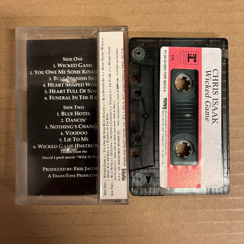 CHRIS ISAAK - WICKED GAME (1991) - KASET 2.EL