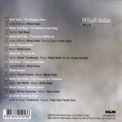 MİKAİL ASLAN - XOZA (2013) - CD SIFIR