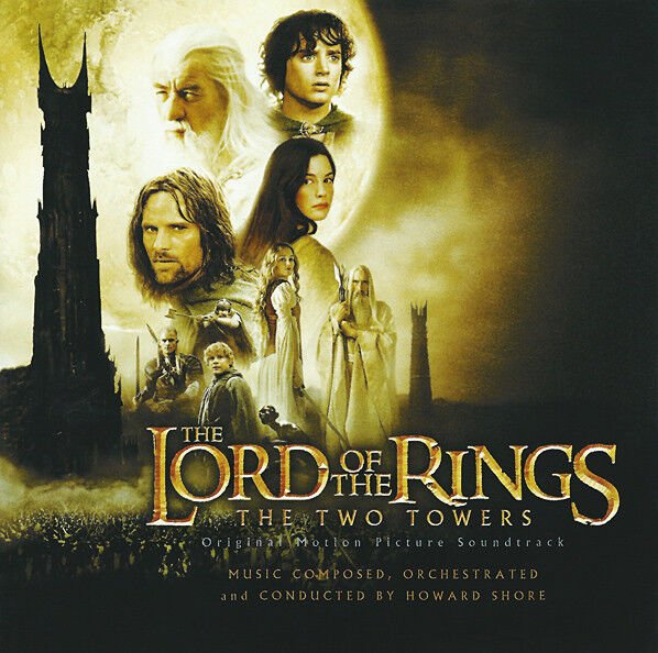 THE LORD OF THE RINGS: THE TWO TOWERS / ORIGINAL MOTION PICTURE SOUNDTRACK BY HOWARD SHORE (2002) - CD REISSUE JEWEL CASE AMBALAJINDA SIFIR