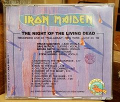 IRON MAIDEN - THE NIGHT OF THE LIVING DEAD / LIVE IN NEW YORK '82 - CD MADE IN ITALY BOOTLEG 2.EL