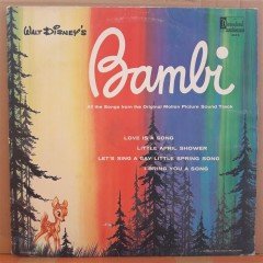 BAMBI (1963) - WALT DISNEY - LP PLAK 2.EL