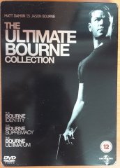 THE ULTIMATE BOURNE COLLECTION - MATT DAMON - METAL KUTU 3DVD 2.EL TR ALTYAZI YOKTUR