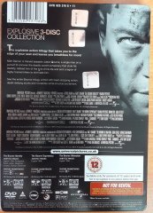 THE ULTIMATE BOURNE COLLECTION - MATT DAMON - METAL KUTU 3DVD 2.EL TR ALTYAZI YOKTUR