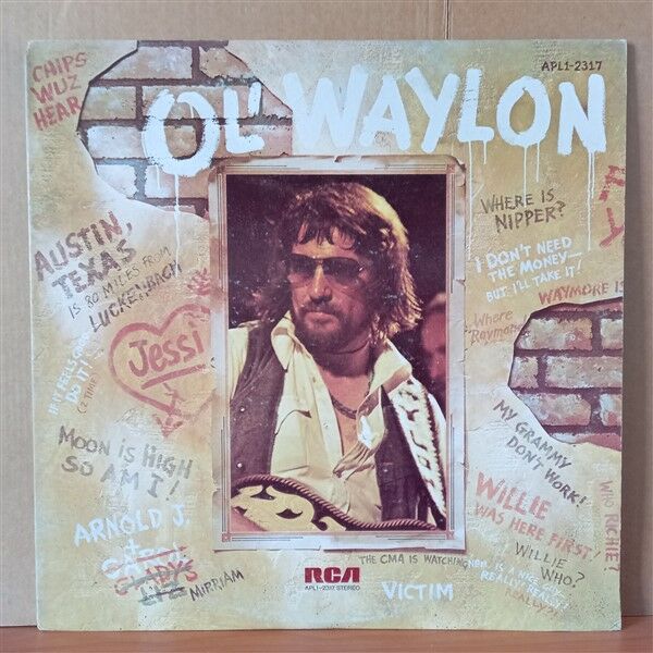 WAYLON JENNINGS – OL' WAYLON (1977) - LP 2.EL PLAK
