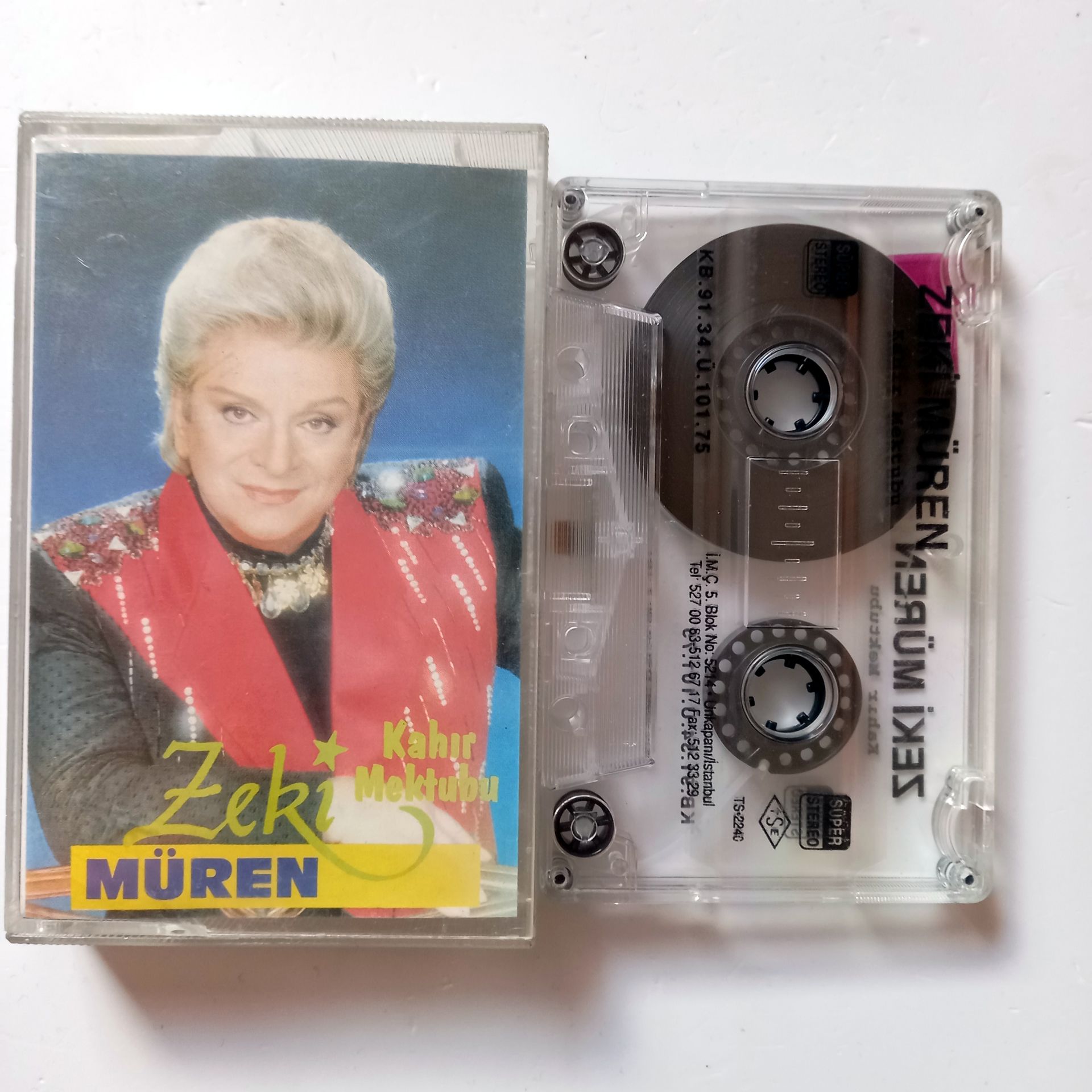 ZEKİ MÜREN - KAHIR MEKTUPU (1991) - KASET 2.EL