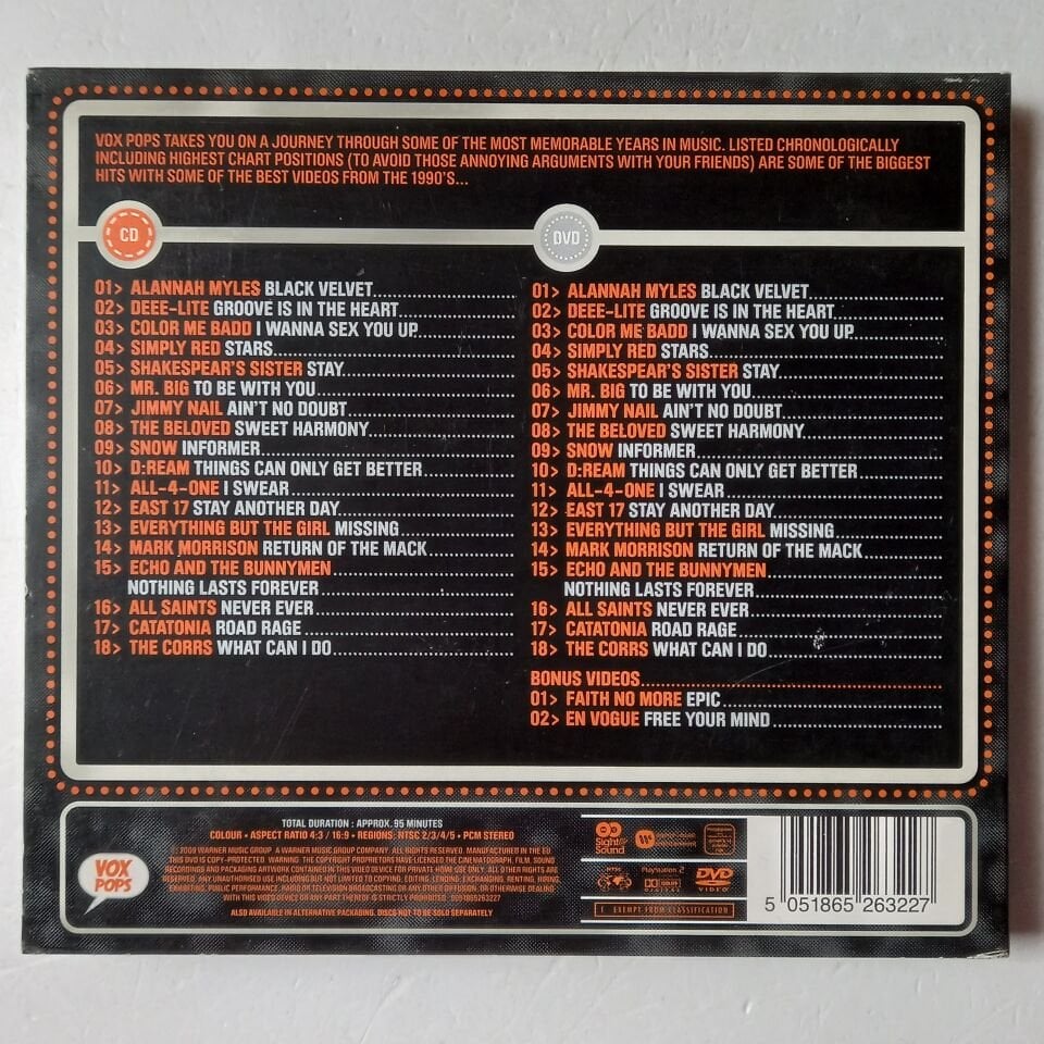 VOX POPS PRESENTS 1990\'S (2009) - CD+DVD 2.EL